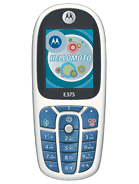 Best available price of Motorola E375 in Wj