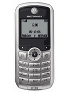 Best available price of Motorola C123 in Wj